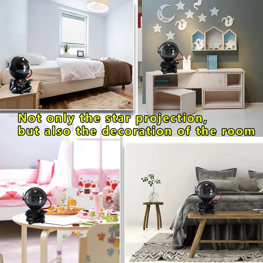 Astronaut Galaxy Projector Star Projector Galaxy Night Lights with Remote Control Nebula Astronaut Projector for Kids Bedroom