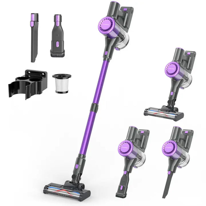 Homeika Cordless Vacuum Cleaner, 28Kpa Powerful Suction, 380W Strong Brushless Motor with 8 in 1 Lightweight Stick Vacuum Cleaner with 50 Min Runtime Detachable Battery for Pet Hair & Carpet