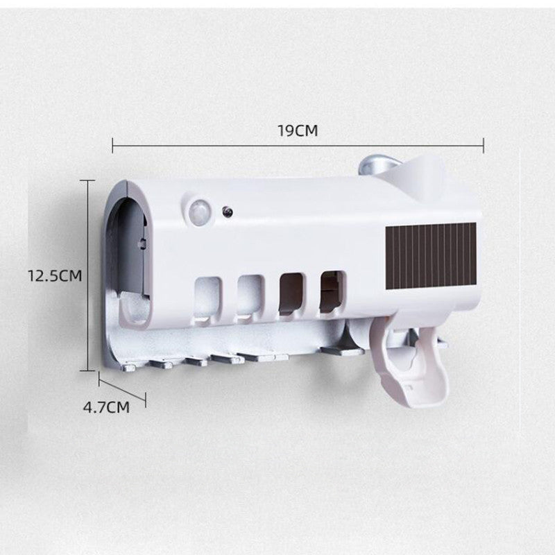 Intelligent UV Toothbrush Sterilizer Automatic Toothpaste Squeezer Toothbrush Toothpaste Rack